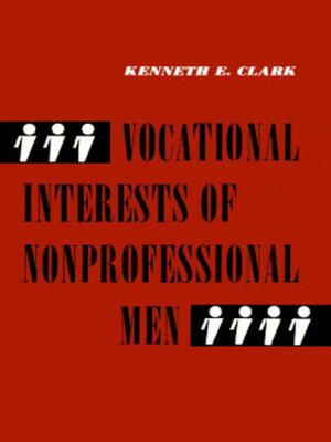 cover image of Vocational Interests of NonProfessional Men